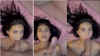 Brenda Trindade chupando uma pica gigante e levando tapas na cara