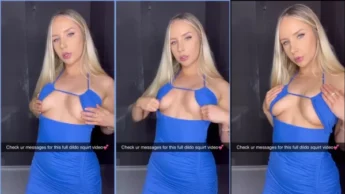 Brincando com os peitos, Zara Yasmin provocando