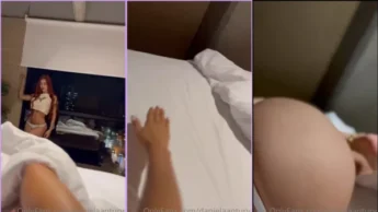 Daniela Antury e sua amiga gostosa na cama