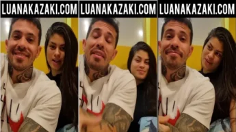 Luana Kazaki conversando com seu macho