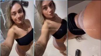 Taluane em vídeo toda gostosinha na cozinha