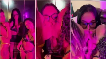 Larissa Sumpani beijando e trepando com safadas
