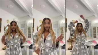 Sofia Lopes delícia de peitões de roupão