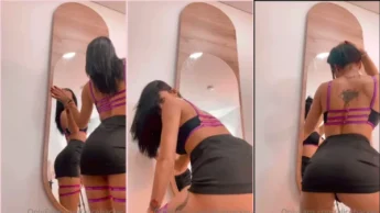 Alice Backer sempre gostosa provocando com a bunda grande