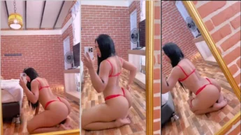 Cata Gonzalez de lingerie vermelha na putaria gratis