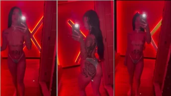 Raissa Avanzo privacy mostrando as tetas pequenas