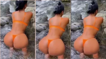 Video da andreamolina no lago de roupas intimas