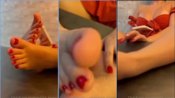 Video dos pés lindos da White Fairy