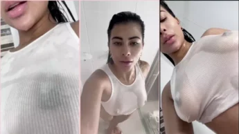 Video sensual da Tatiana quintero no banho