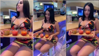 Gata gostosona morena Sandra Aurey sensualizando