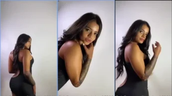 Lina Tobon onlyfns de vestido preto toda sexy