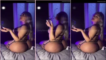 Nia Orozco rabuda de lingerie mostrando rabo perfeito