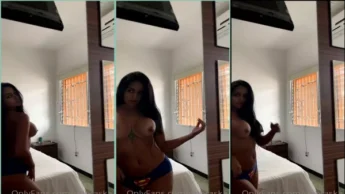 Video da Dubraska louca por pica mostrando o corpo