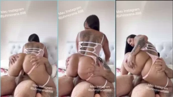 Video safadinho com a Juh Morena sentando na rola dura