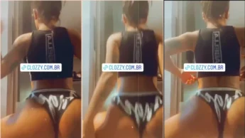 Veja a MC Mirella rebolando gostoso