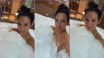 Video da peituda Thais De Vargas tomando banho