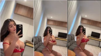 Iris Rodriguez porno peituda se apalpando com tesão
