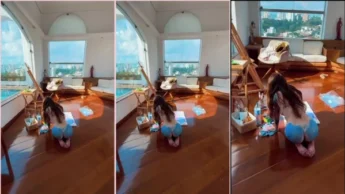 Maru Karv toda melada de tinta na putaria