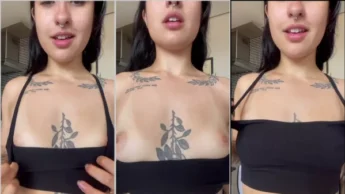 Vazou video da Martina Olvr colocando os seios para fora