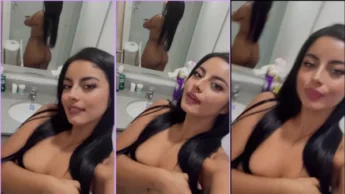 Video da Johana Giraldo pelada na frente do espelho