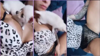 Video da Sophia Carracini com as pernas abertas provocando