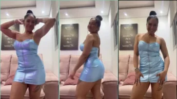 Putinha Alessandra Marques se exibindo