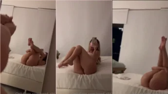 Reed video only da gata nua na cama
