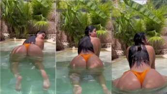 Vazou a Daniela Arcila rebolando a bundona