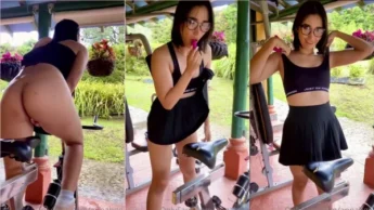 Anna Beggion porno gostosa de mini saia pelada