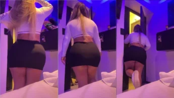 Veja a Juli Figueiro deixando o entregador excitado