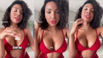 Amanda Luz gostosinha ensinando a usar camisinha