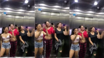 Redtube Kéllyta Tharsys se exibindo no elevador com as amigas