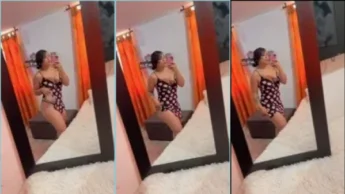 Luibedoya toda safada na frente do espelho