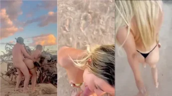 Amadora Ellen Silva fudendo na praia