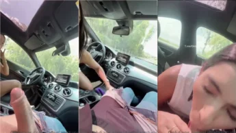 Daniela antury na melhor putaria dentro do carro