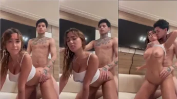 Emily Ferrer deu de quatro e gozou gostoso