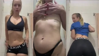 Gostosa Paloma Piazzi fazendo um strip tease