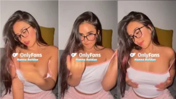 Hanna Roldan exibindo as tetonas