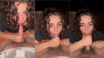 Jameliz dando uma mamada bem gostosa