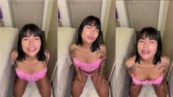 Jois Ramirezo ajoelhada provocando