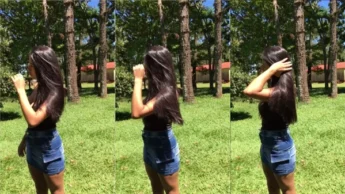 Laura Silva sensualizando toda linda