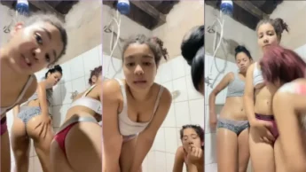 Ninfetinhas gostosa tomando banho em live