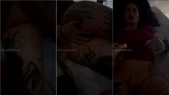 Safada Anny Alves acordu com safado brincando com a xota dela