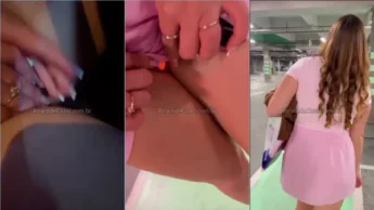 Safadinha Carol Resende se masturbando com ajuda do motorista do uber