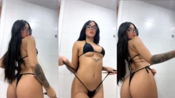 Thaina Rocha video safado da morena magrinha se exibindo