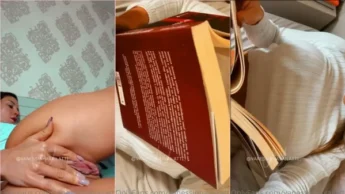 Vanessa Vailatti acariciando a xana