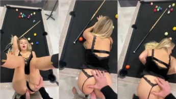 Vazou na net Trippie Bri sendo fodida em cima da mesa de bilhar