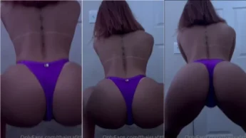 Video safado da Thaissa Fit exibindo a bundinha linda