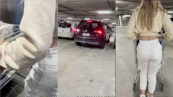 Cenas picantes da utahjaz no estacionamento