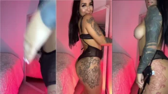 Confira a soycath mostrando suas lingeries